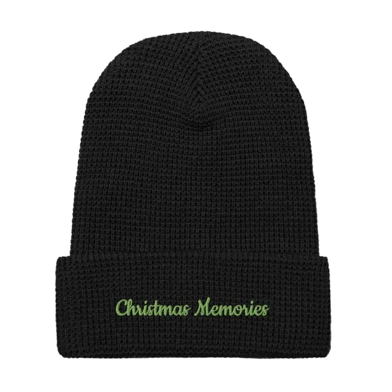 Christmas Memories Embroidered Beanie