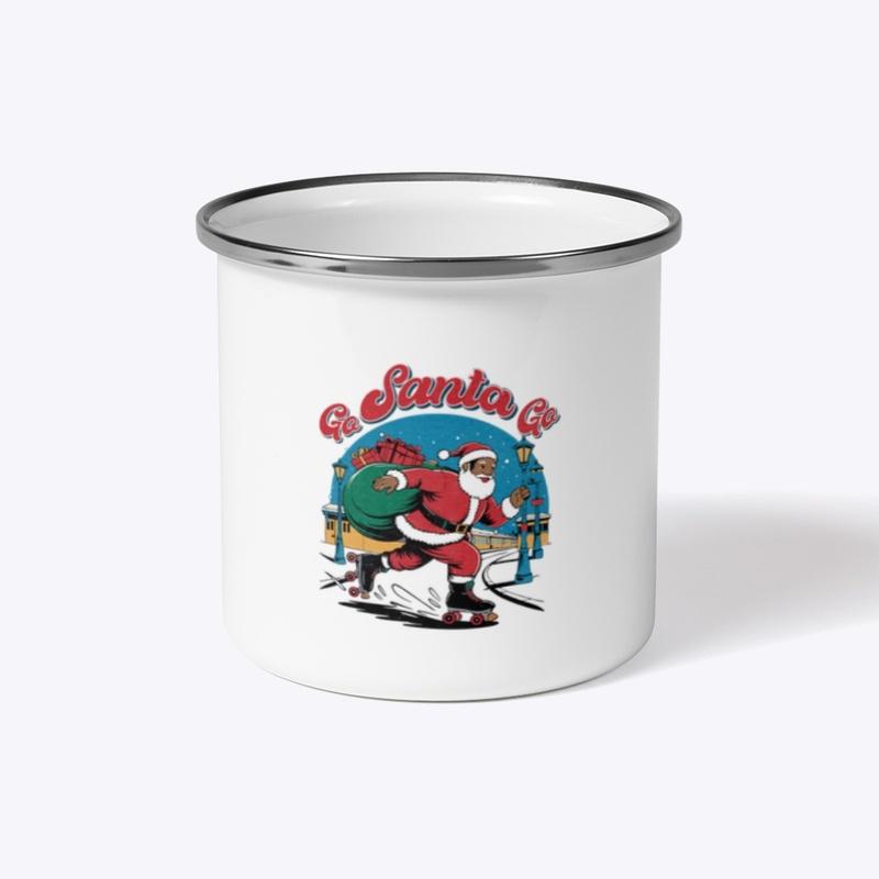 Go, Santa, Go Retro Roller Skating